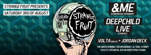 Strange Fruit Feat. &ME - Deepchild: Live - Volta - Página trasera