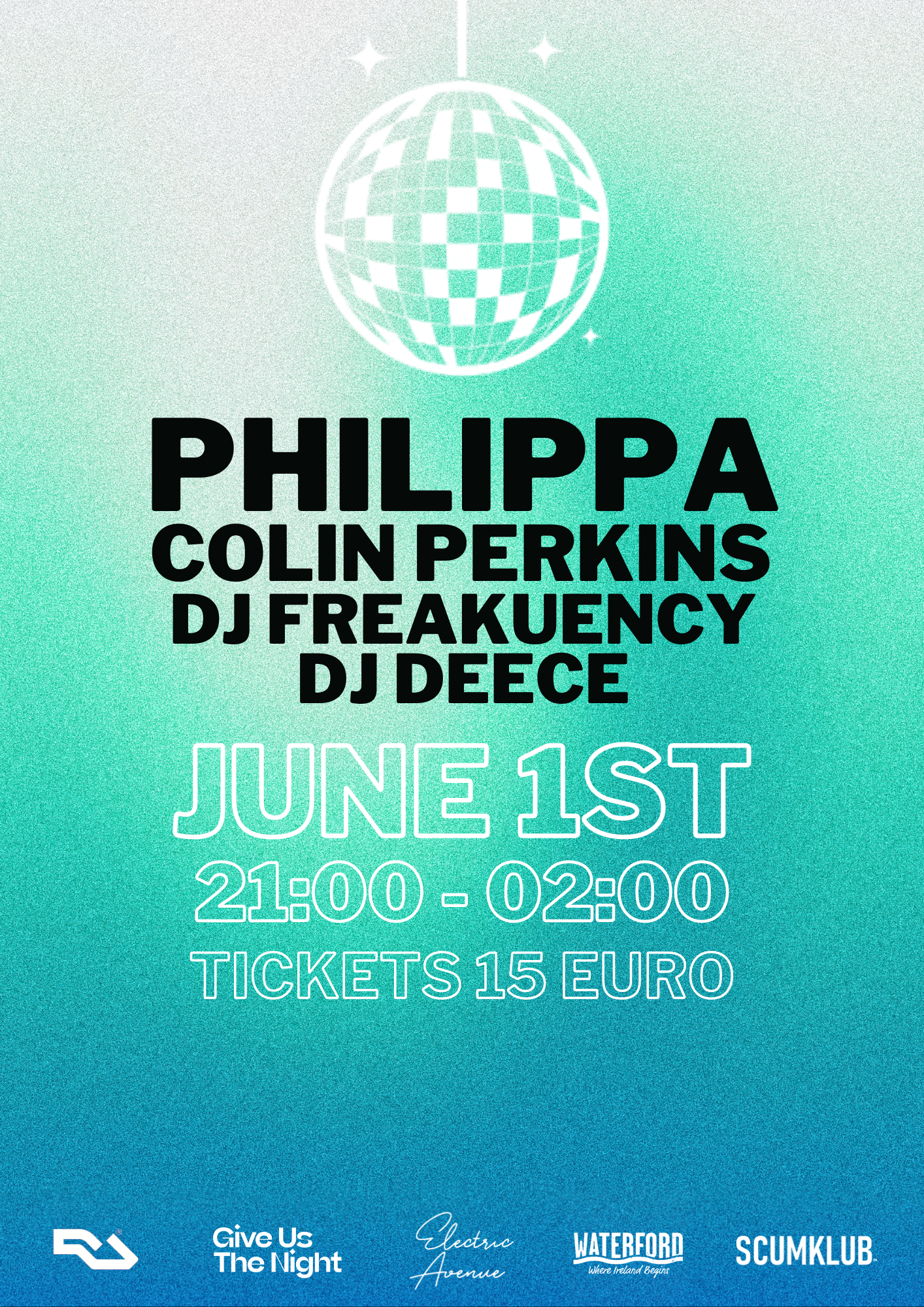 Scumklub Invites: Colin Perkins, DJ Deece & Philippa - Página frontal