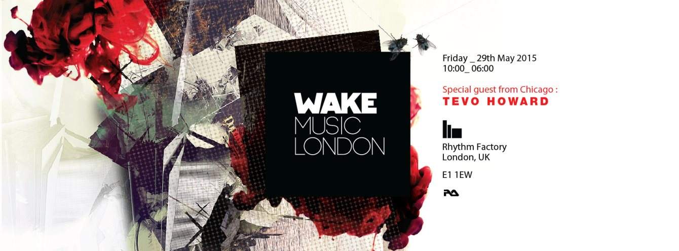 Wake Music London with Tevo Howard - Página frontal