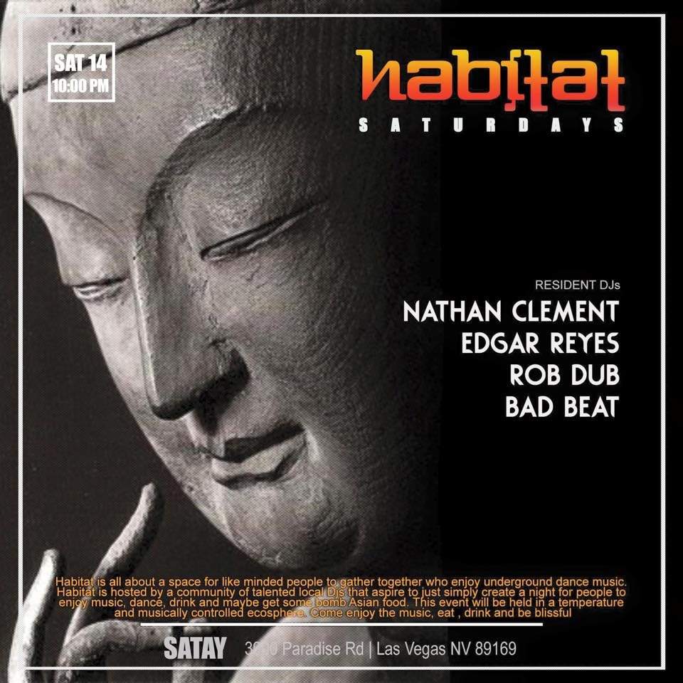 Habitat Saturdays A Night with The Residents - フライヤー表