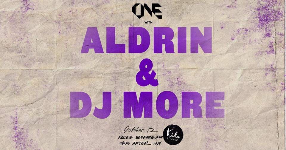 One with Aldrin & DJ More - Página frontal