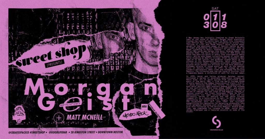 Sweet Shop with Morgan Geist - Página frontal