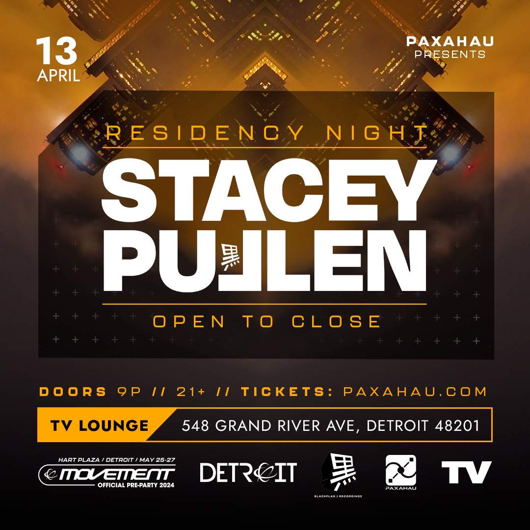 Stacey Pullen - Open to Close - フライヤー表