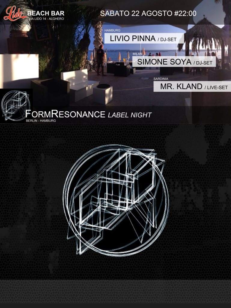 Formresonance Label Night - Página frontal