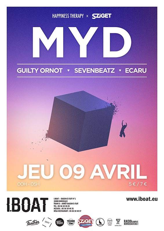 Happiness Therapy x Sziget Festival with MYD, Guilty Ornot, Sevenbeatz & Ecaru - Página frontal