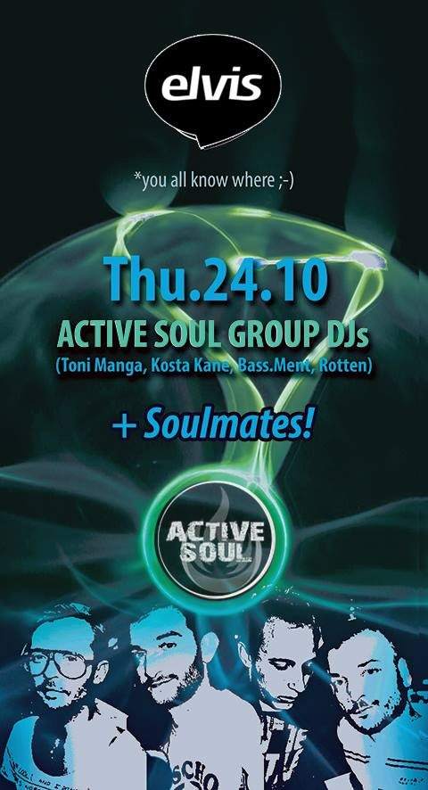 Active Soul 4 Men Event - フライヤー表