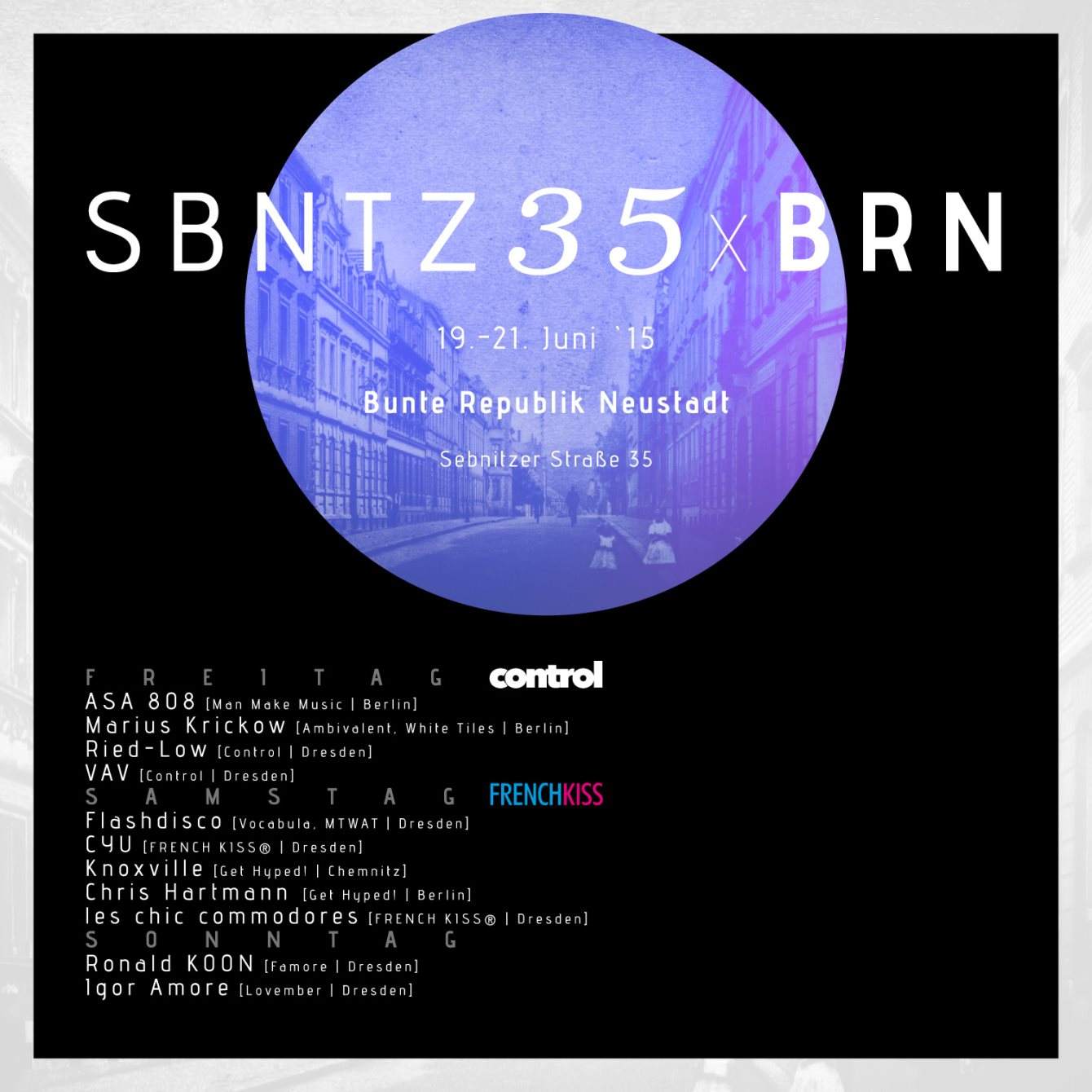 Sbntz 35 x BRN - Weekender - Página frontal
