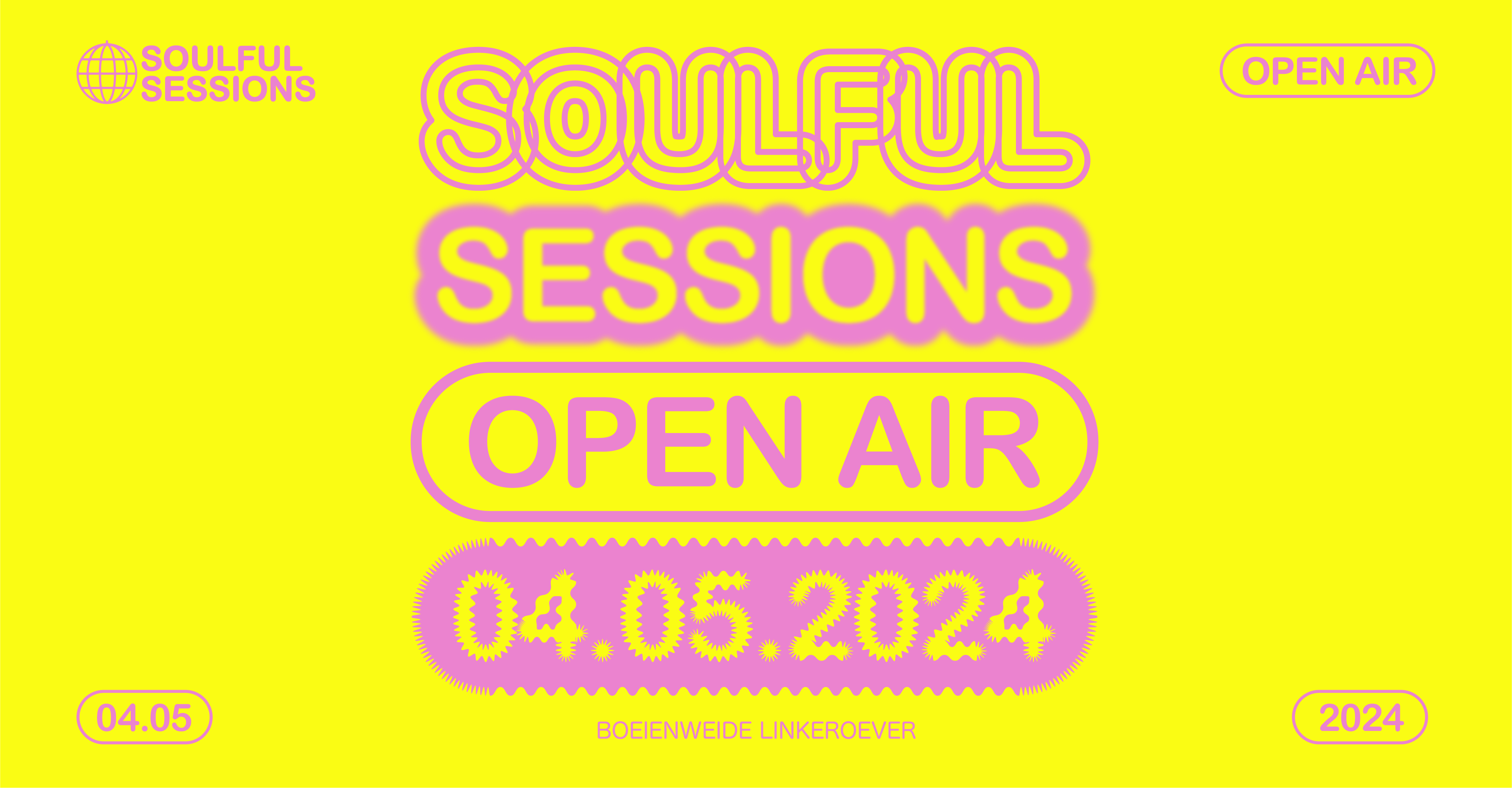 Soulful Sessions Open Air 2024 - フライヤー表