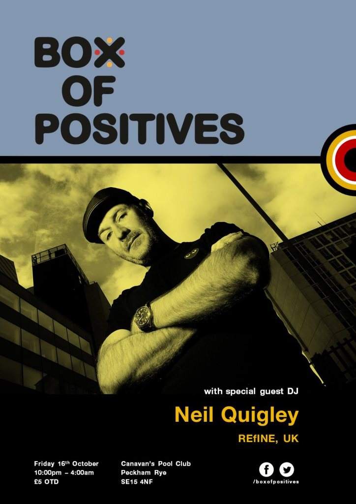 Box of Positives with Guest Neil Quigley - Página frontal