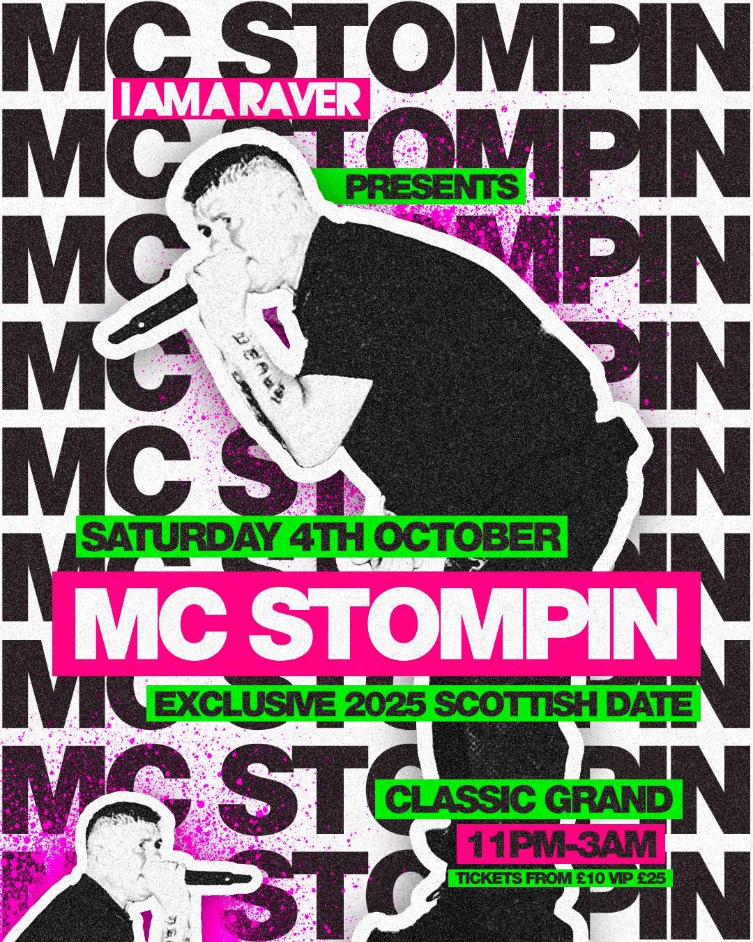 MC Stompin *Exclusive 2025 Scottish Date* at The Classic Grand, Glasgow