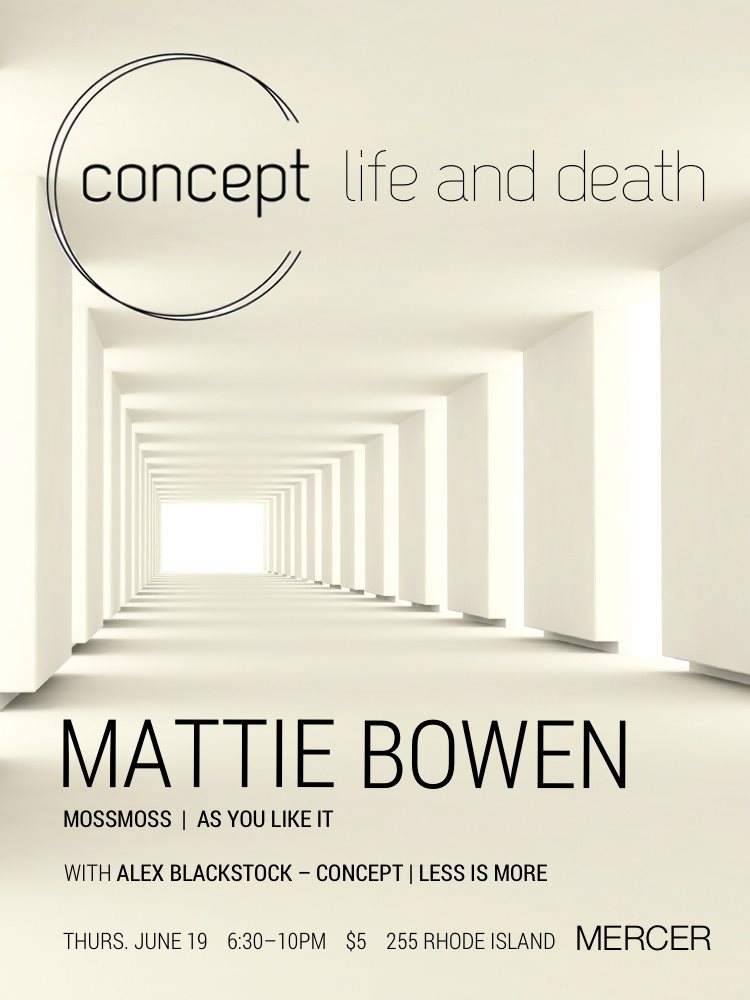 Concept 01 with Life and Death by Mattie Bowen - Página frontal