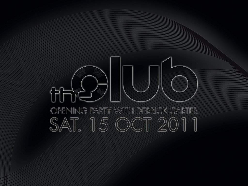 Sabato 15 Ottobre The Club Opening Party with Derrick Carter (Usa) - Página frontal