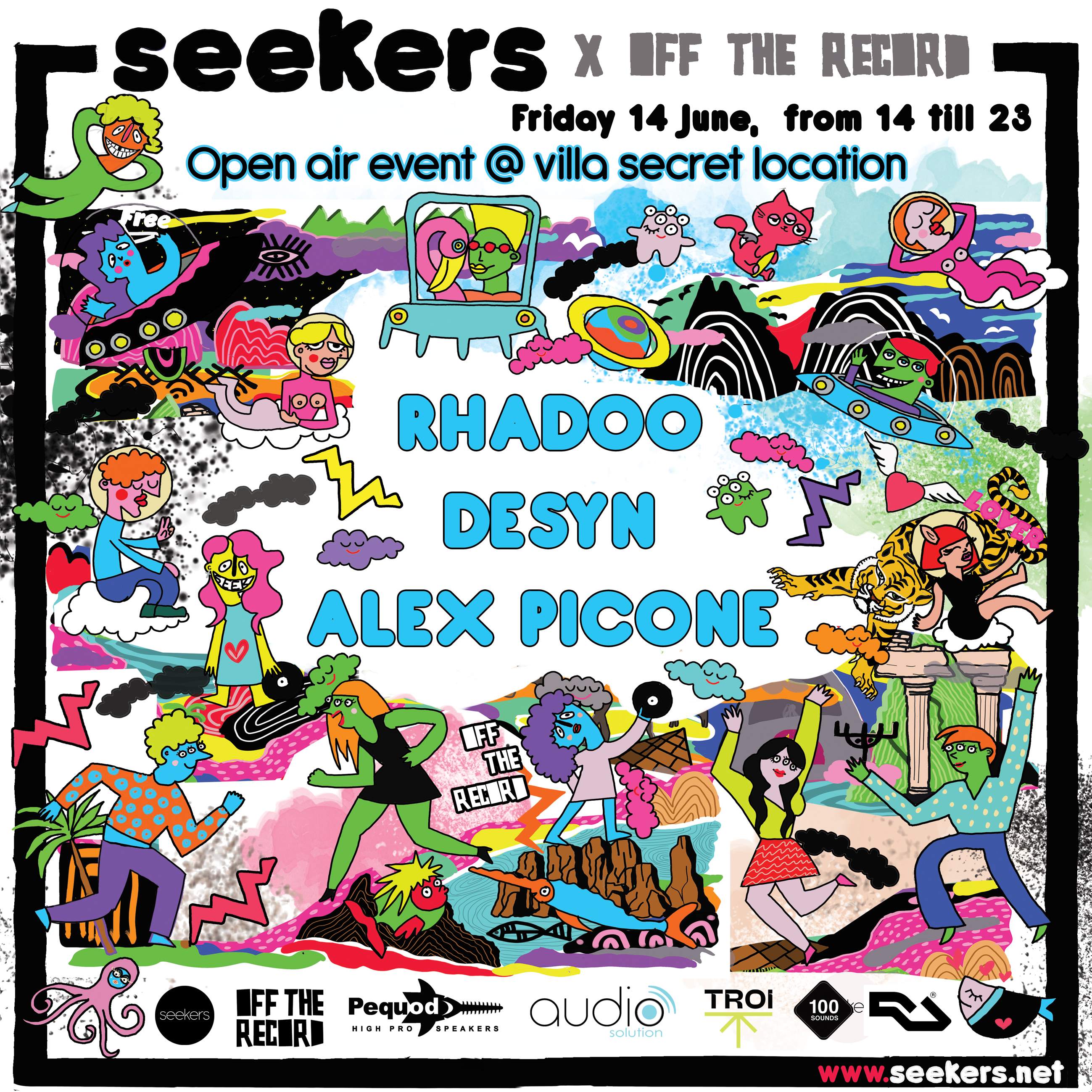 seekers X OFF The Record - フライヤー表