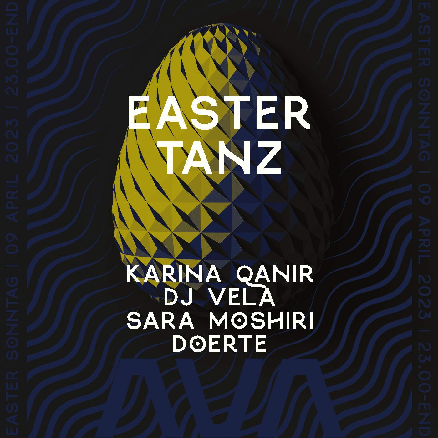 Easter Tanz: Karina Qanir, Sara Moshiri, Vela, - Página frontal