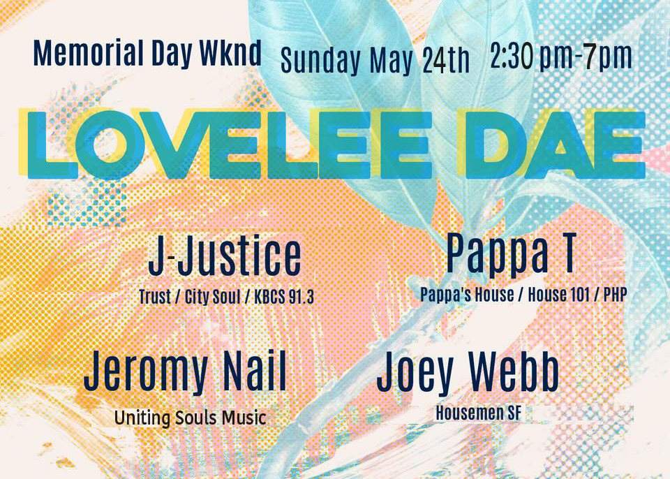 Loveleedae Seattle Livestream & Fundraiser ~ Sunday Memorial Day Wknd - フライヤー表