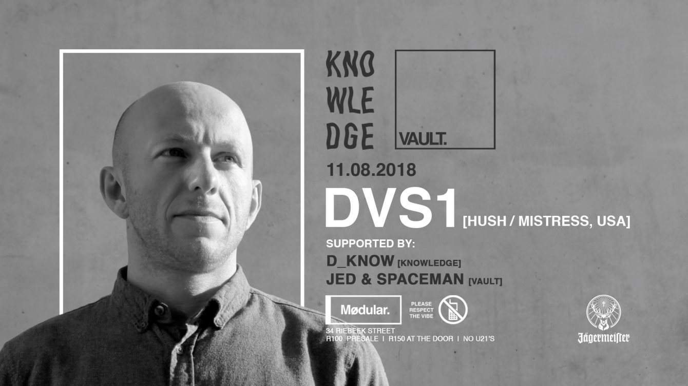 Knowledge & Vault Pres. DVS1 - フライヤー表
