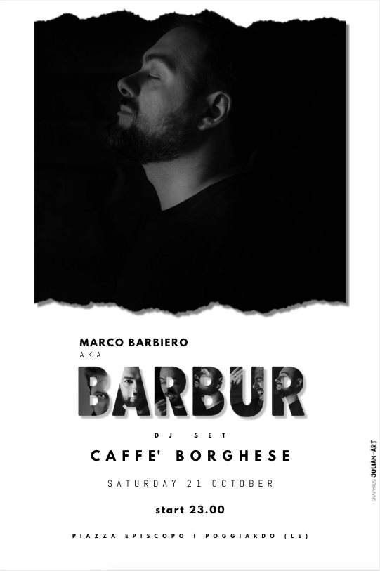 Borghese Pres. Barbur (Kuukou Records, Barbur Room) - フライヤー表