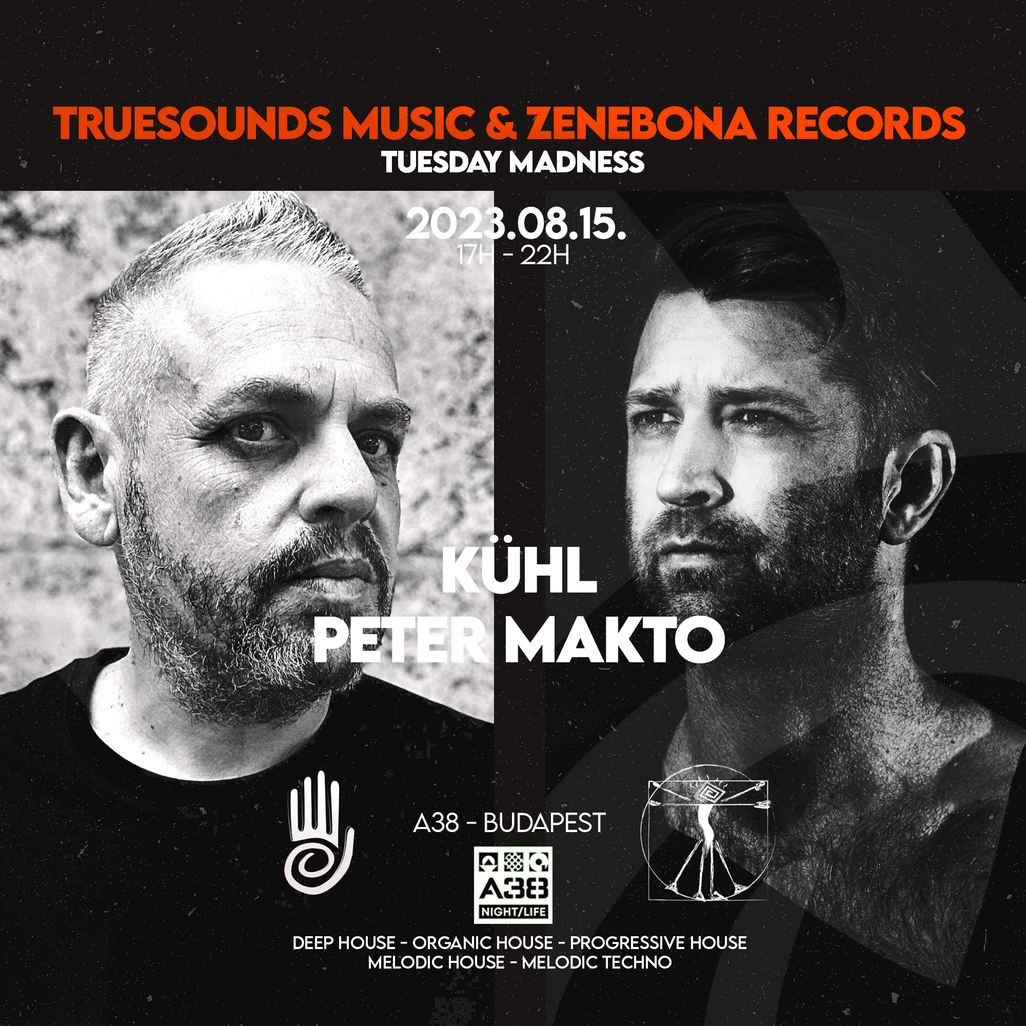 Tuesday Madness (pres. by Truesounds Music & Zenebona Records) - フライヤー裏