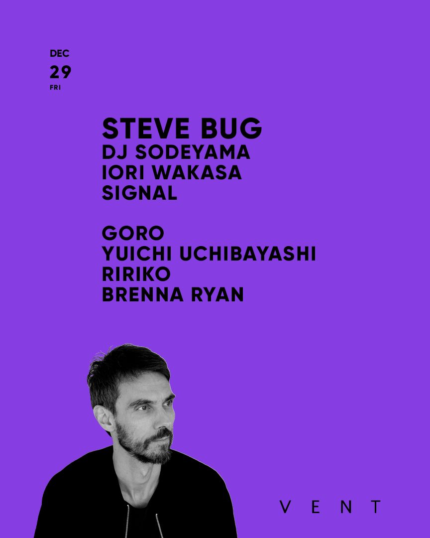 Steve Bug - フライヤー表