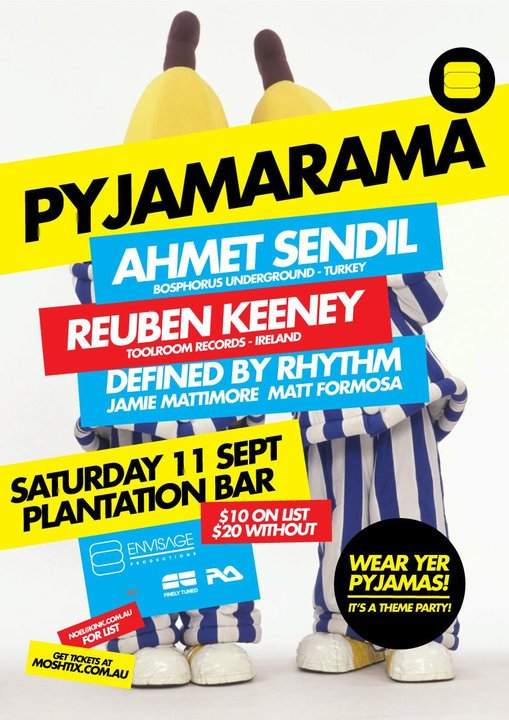Pyjamarama! feat Ahmet Sendil & Reuben Keeney - Página frontal
