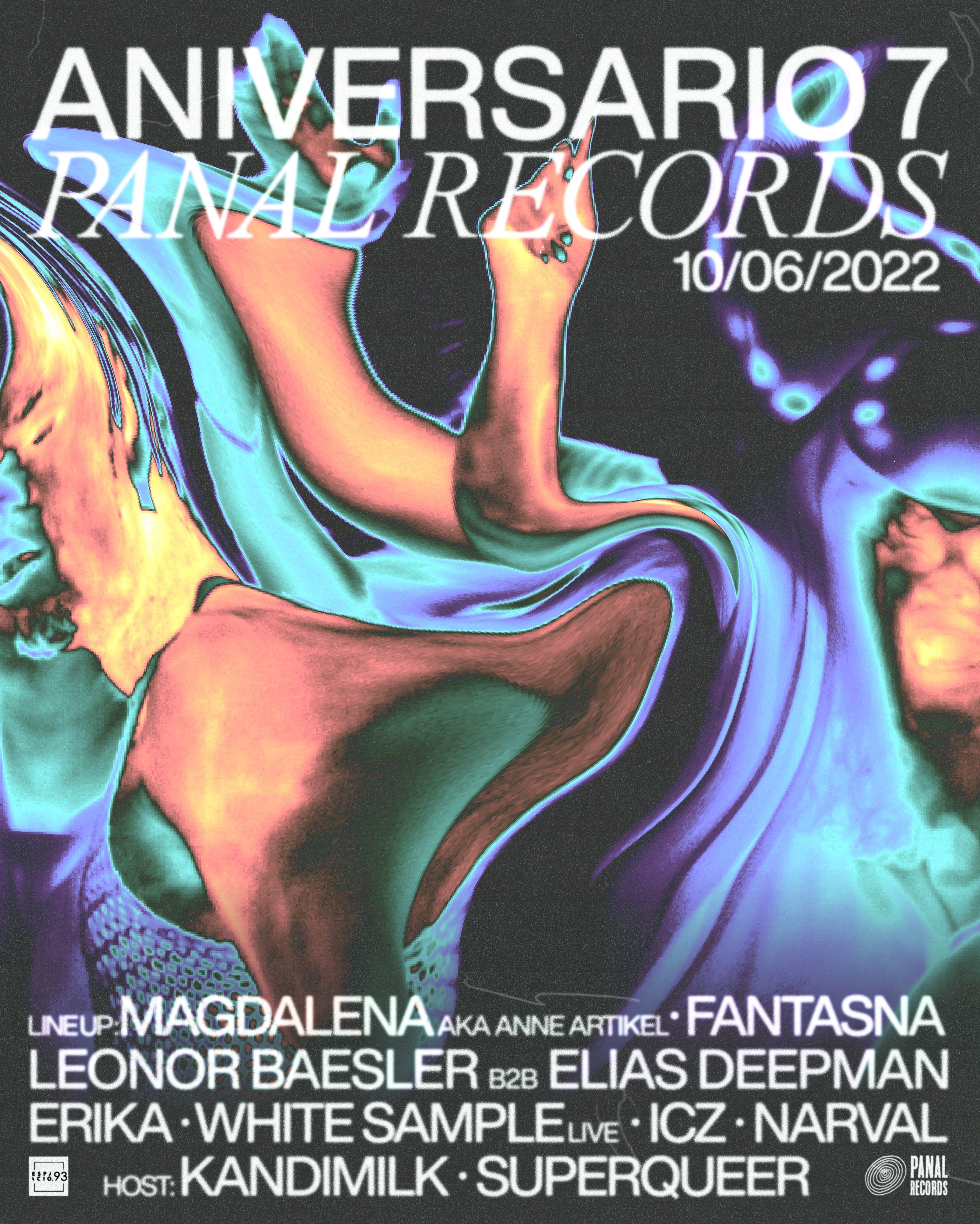 Magdalena (Col) x Panal Records / 7 Aniversario - フライヤー裏