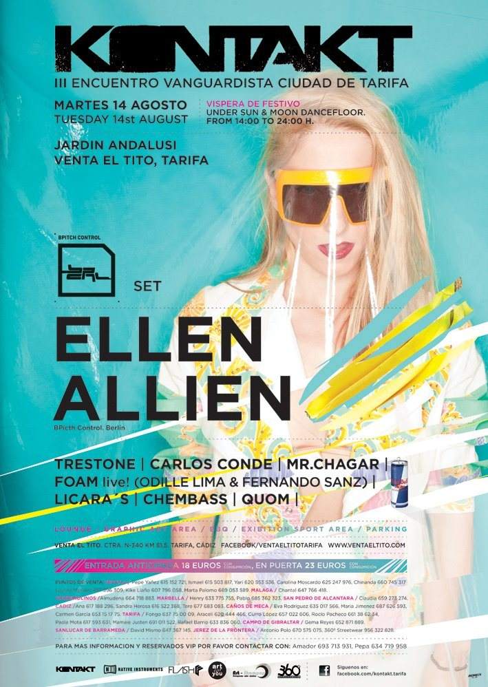 Kontakt - Ellen Allien - Página frontal