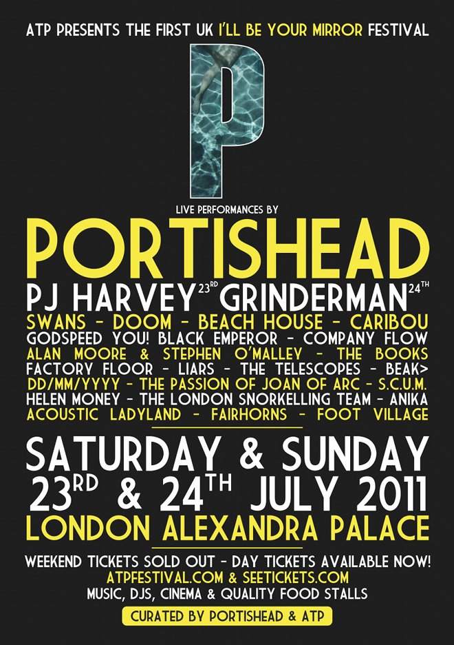 Atp I'Ll Be Your Mirror with Portishead - Página frontal