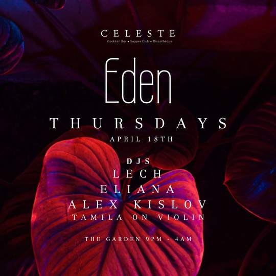 FWB presents... Eden at Celeste, Chicago