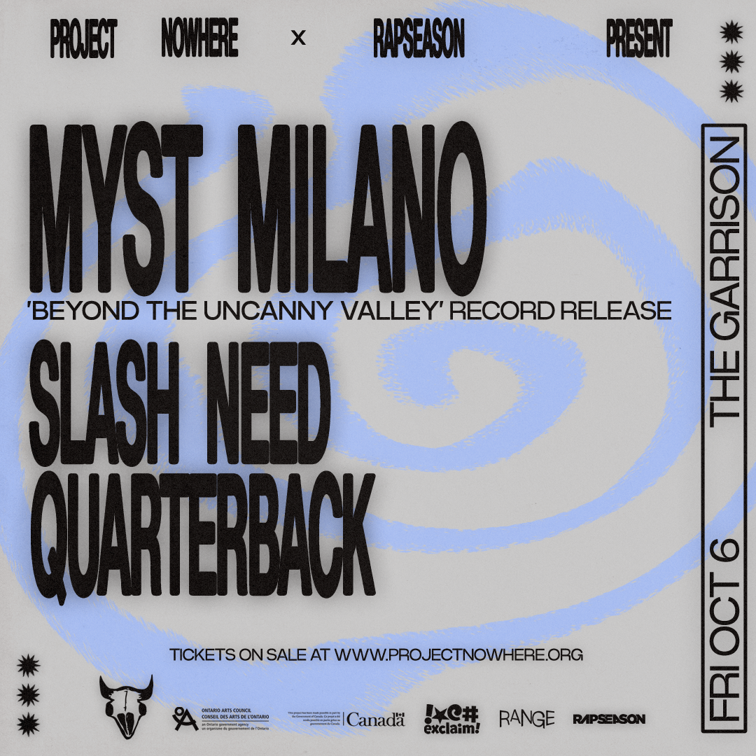 P﻿roject Nowhere x Rapseason present MYST MILANO Record Release Party - Página frontal