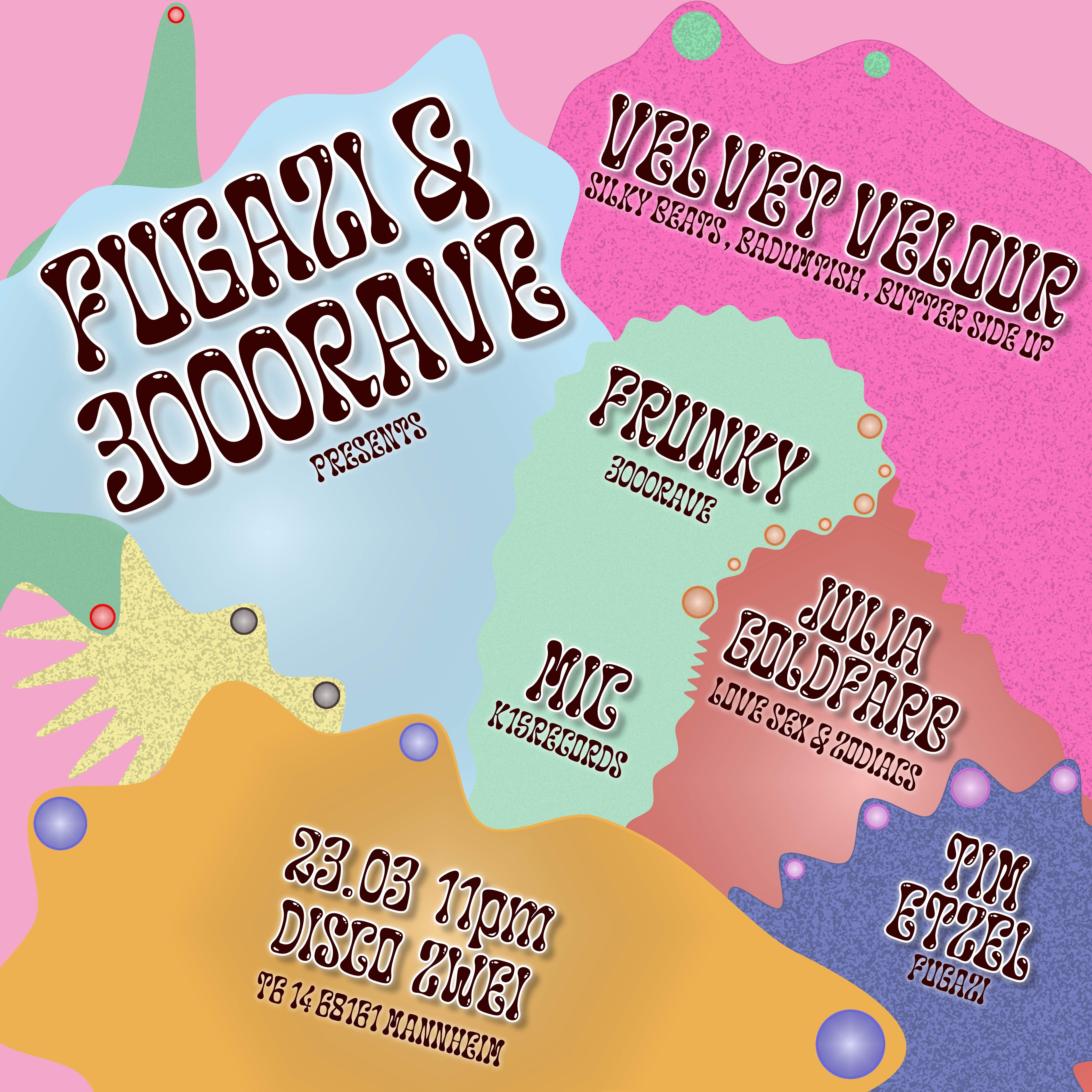 FUGAZI x 3000 RAVE with Velvet Velour, Julia Goldfarb, Tim Etzel ...