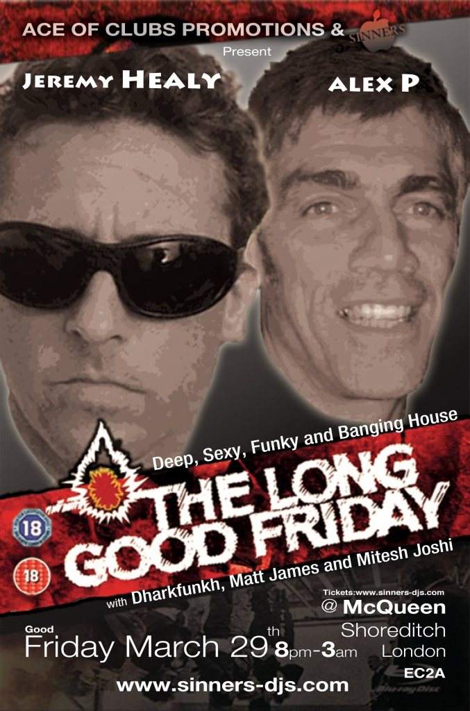 The Long Good Friday Starring Jeremy Healy - Página frontal