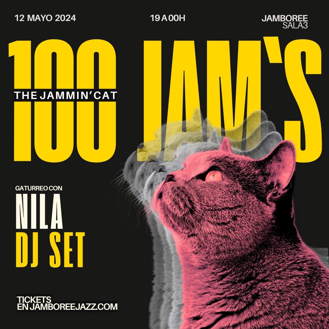 SPECIAL EDITION! 100 JAMS! THE JAMMIN' CAT (JAM & DISCO) - フライヤー表