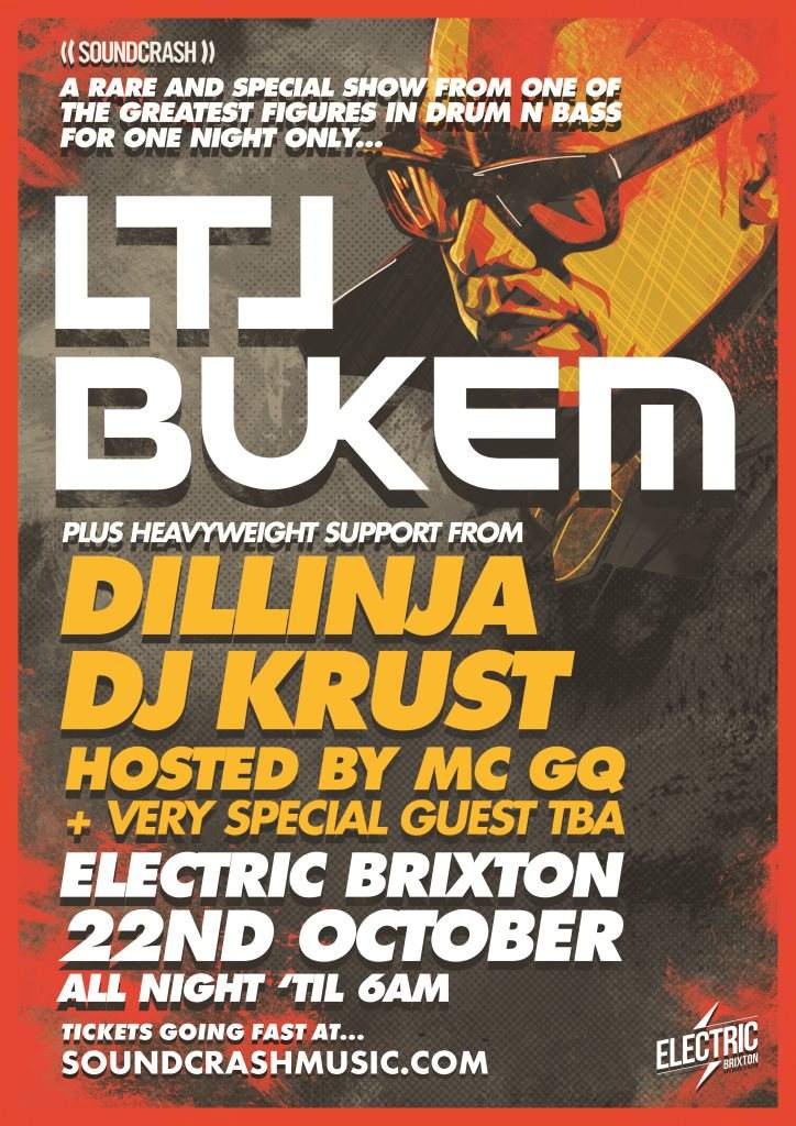 LTJ Bukem, Dillinja, DJ Krust & MC GQ at Electric Brixton, London