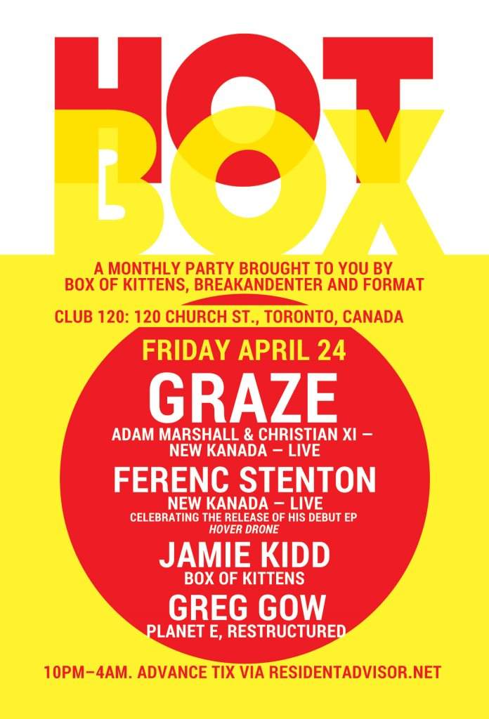 HOT BOX: Graze Live, Ferenc Stenton & Friends - Página trasera