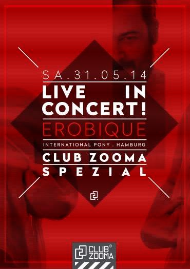 Erobique Live in Concert - フライヤー表