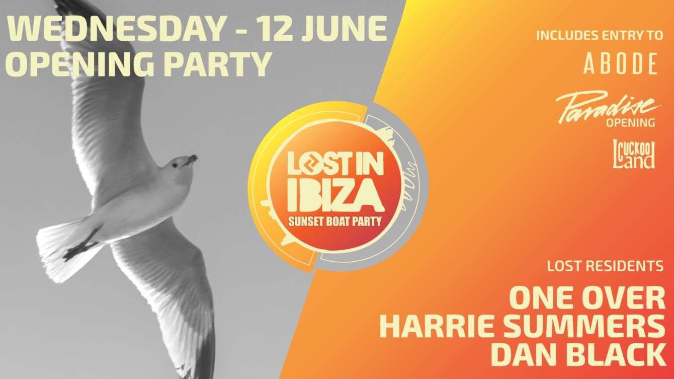 Lost In Ibiza Boat Party Paradise Opening Dc10 Amnesia Ibiza Rocks - Página frontal