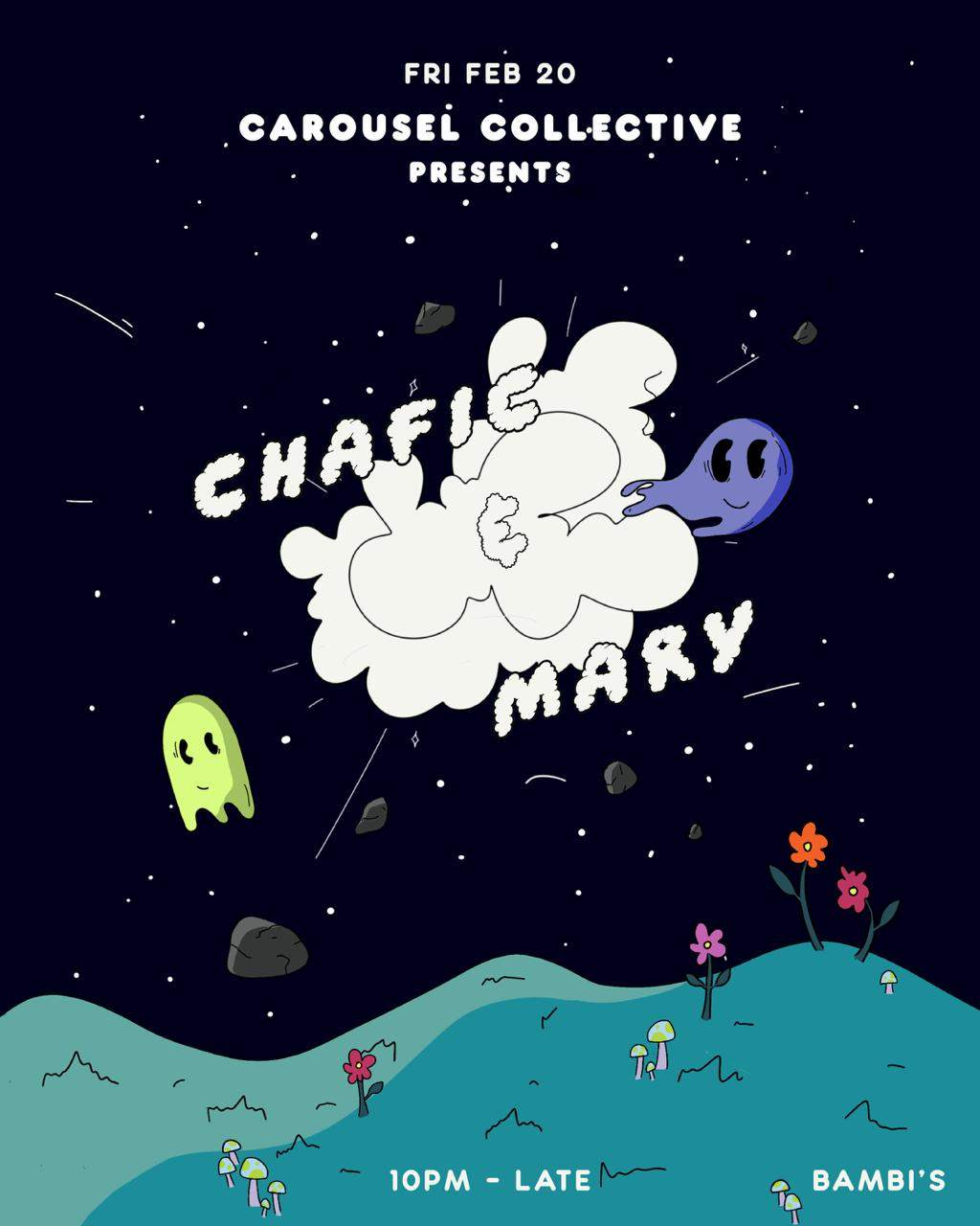 Carousel Collective: Chafic & Mary (all night) at Bambi's, Toronto