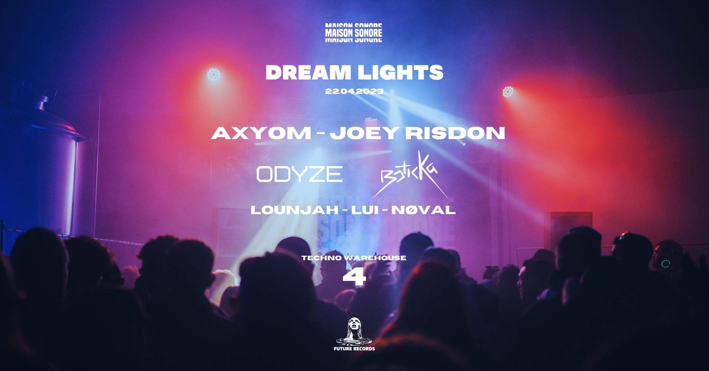 DREAM LIGHTS TECHNO WAREHOUSE 4 at Blue Coast Brewing, Nice