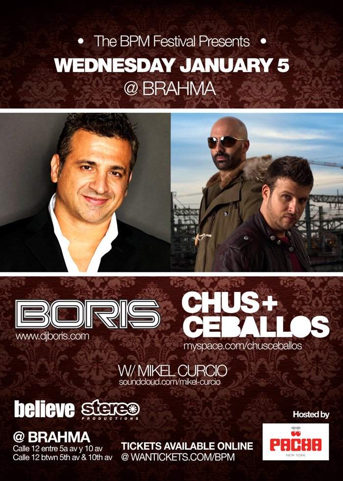 The Bpm Festival 2011 presents Chus Ceballos & Boris - Página frontal