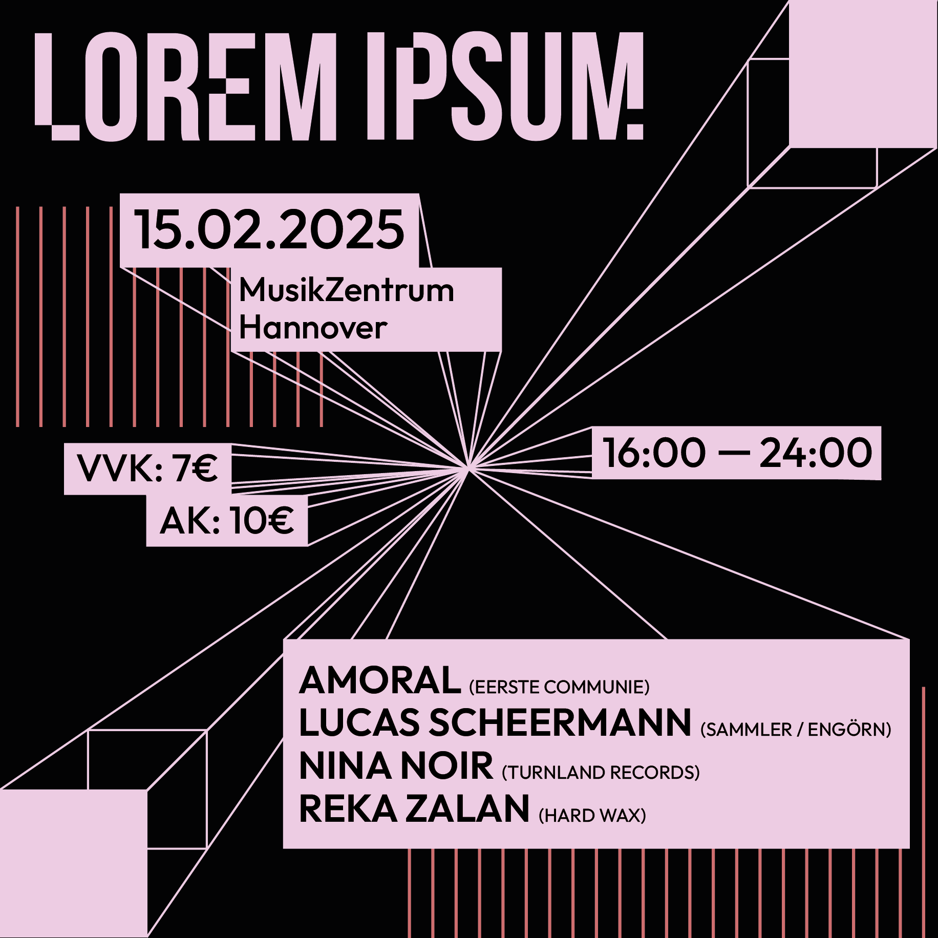 Lorem Ipsum Takeover at Musikzentrum Hannover, ハノーファー