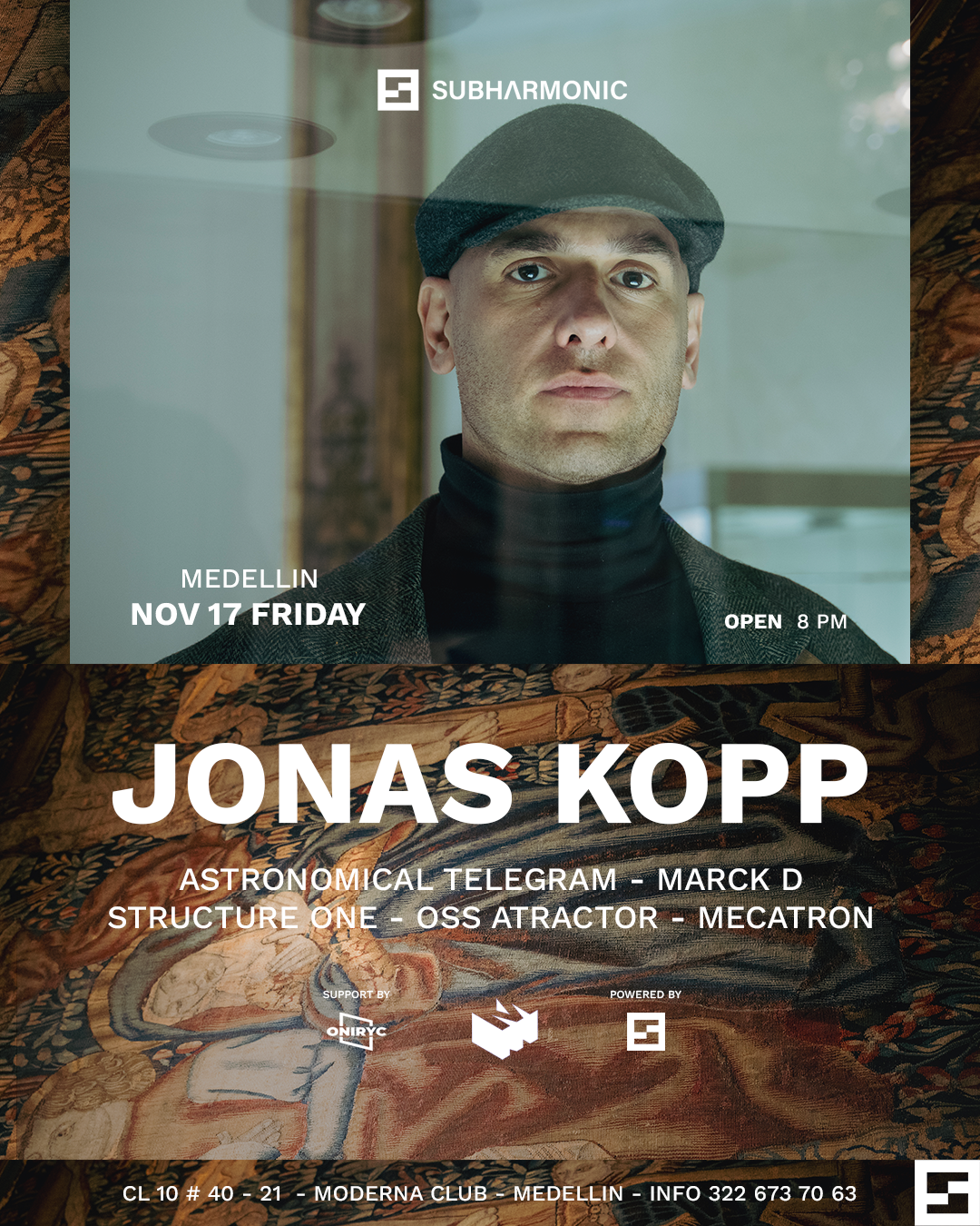 Jonas Kopp - フライヤー表