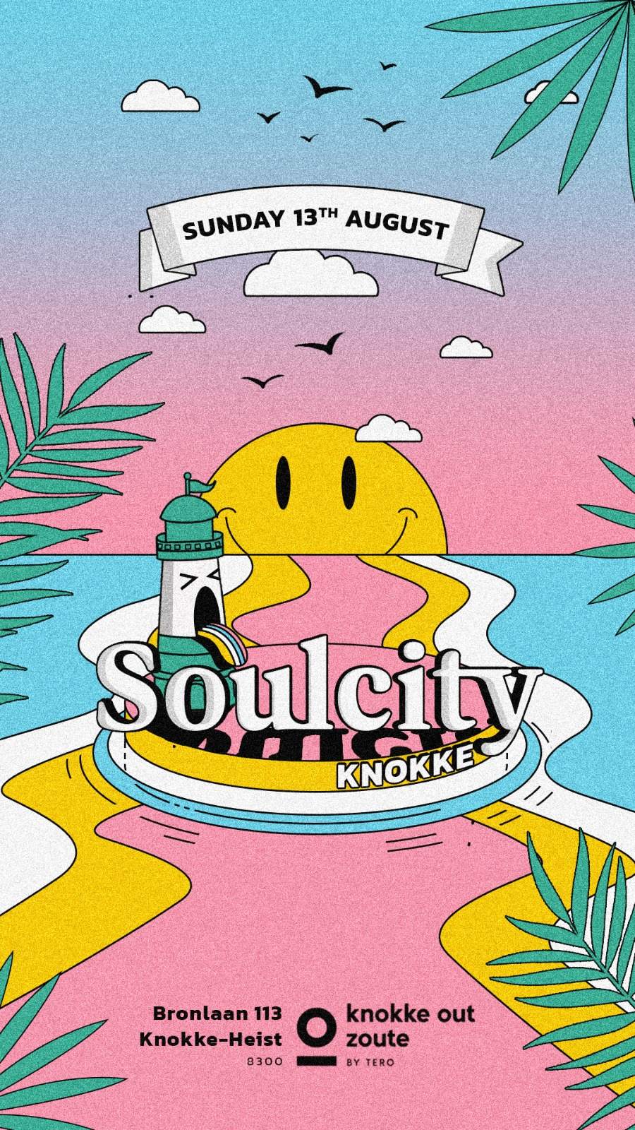 Soulcity 𝕏 Knokke Out Zoute / SUN. 13.08.23 - Página trasera