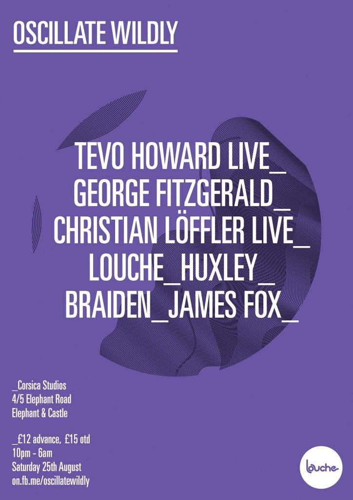 Oscillate Wildly presents Tevo Howard, Fitzgerald, Huxley