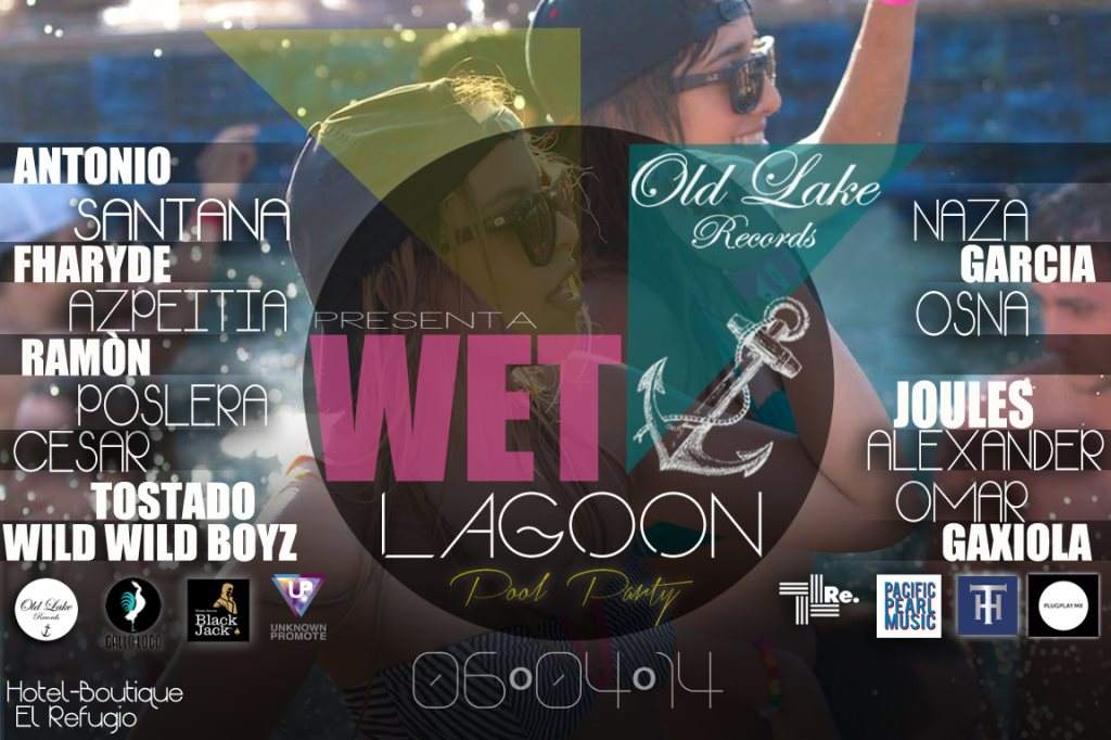 Wet Lagoon Pool Party - フライヤー表