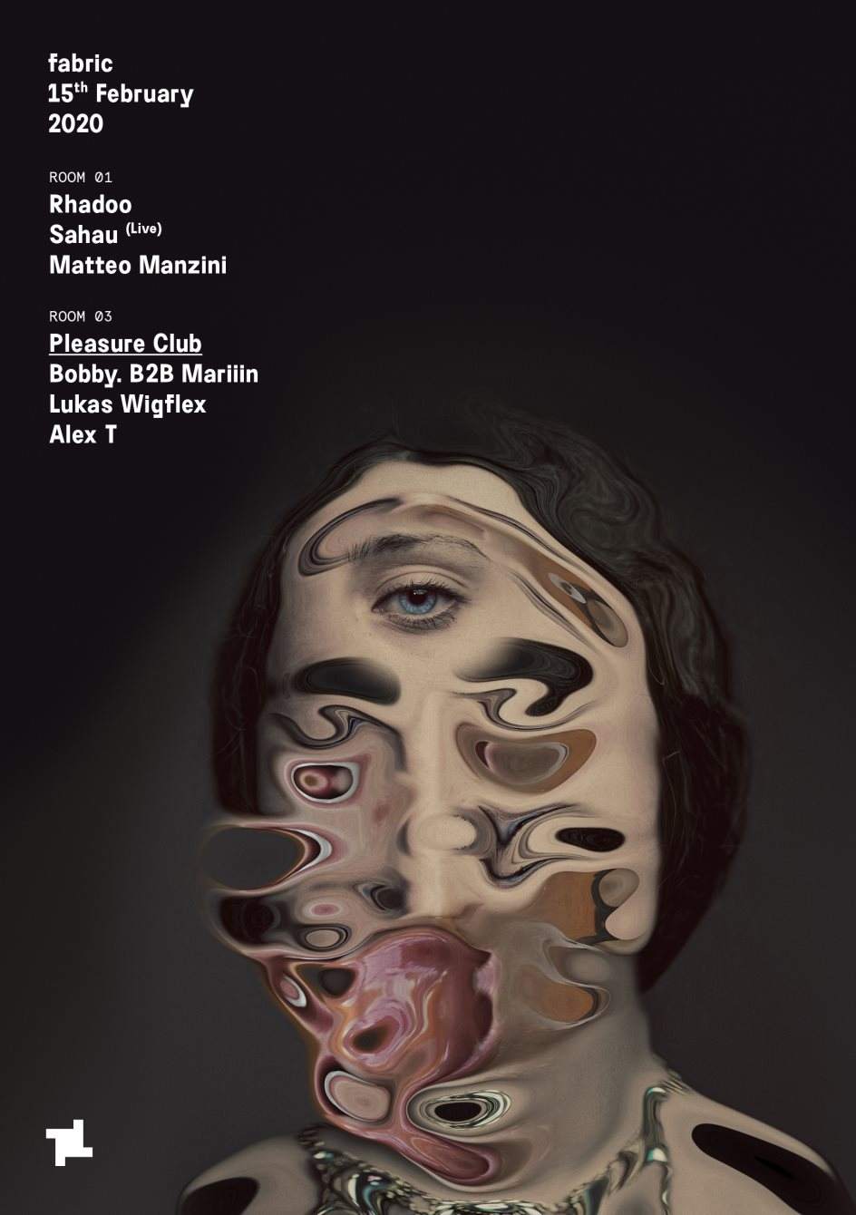fabric: Rhadoo, Sahau (Live) & Pleasure Club - Página trasera