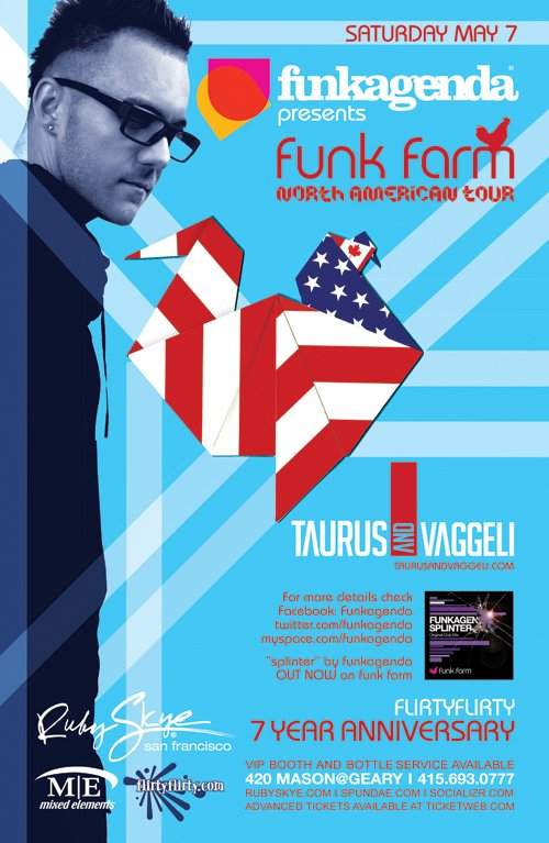 Funkagenda Funk Farm North American Tour - Página frontal