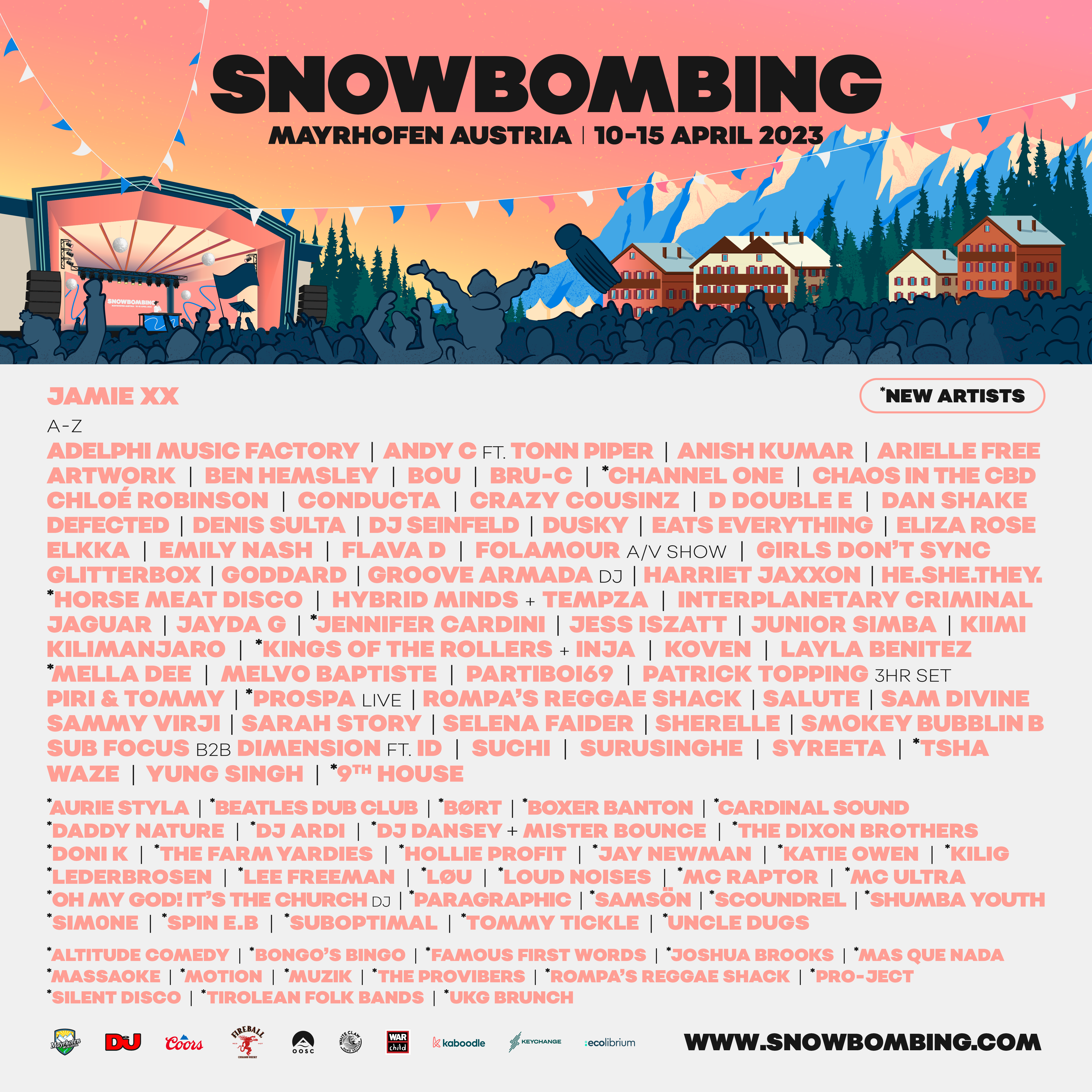 Snowbombing Festival 2023 - Página frontal