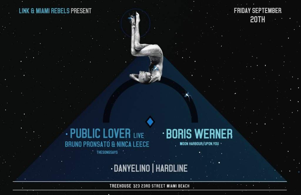 LinkMiamiRebels present Boris Werner & Public Lover (Live) - Página frontal