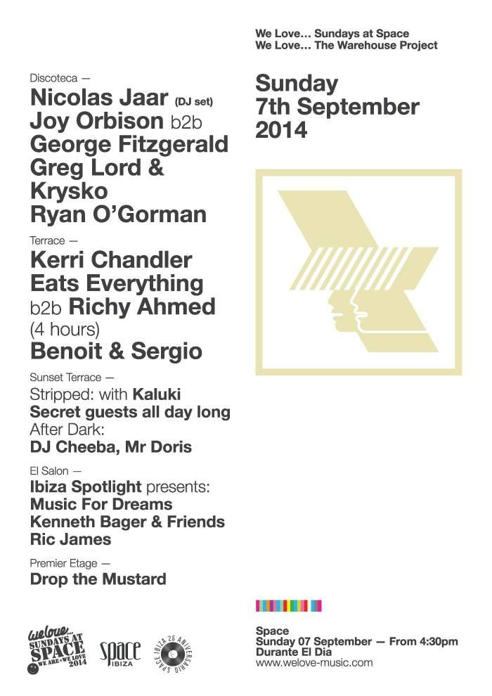 We Love... The Warehouse Project - フライヤー表