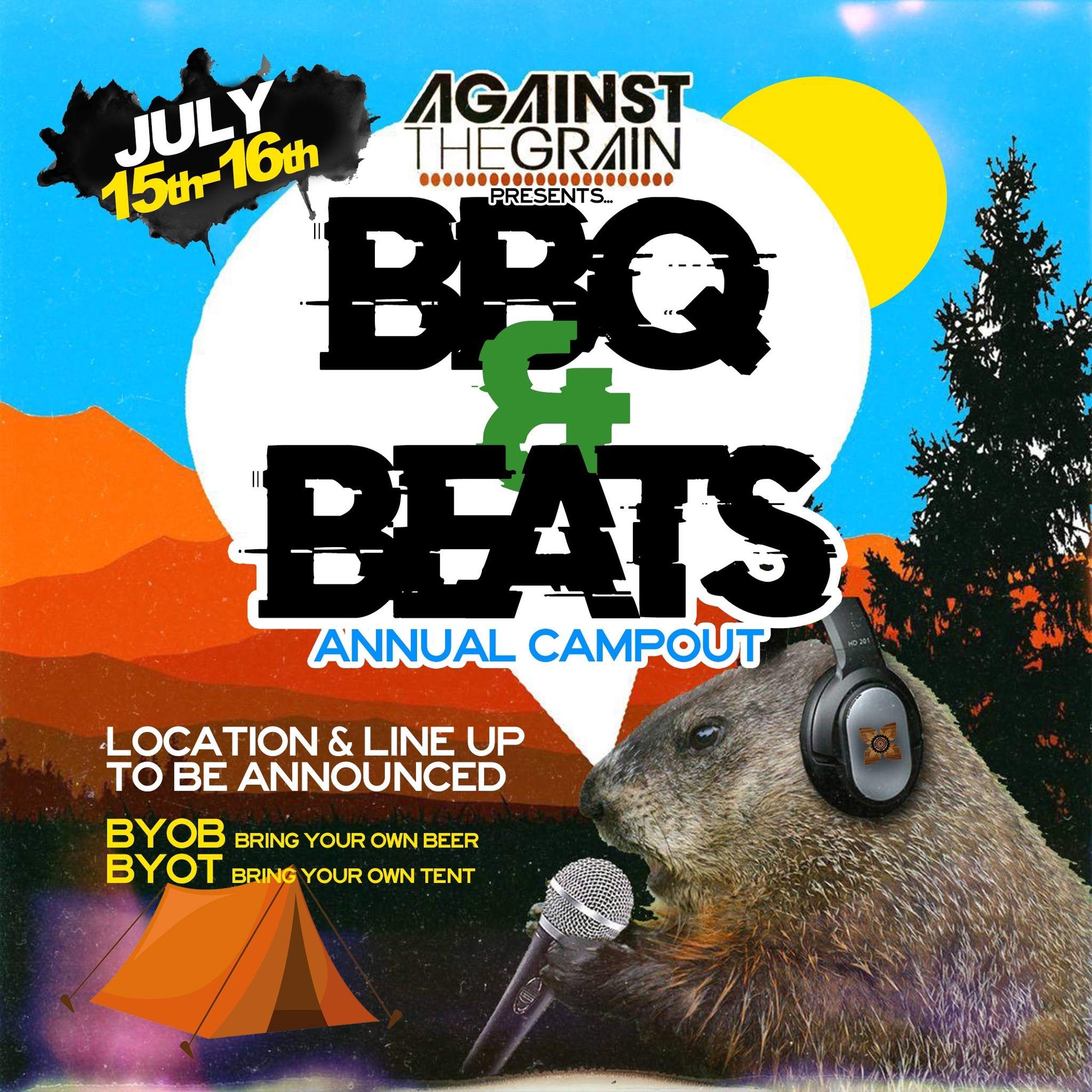 BBQ & BEATS 2023 ANNUAL CAMPOUT - フライヤー表